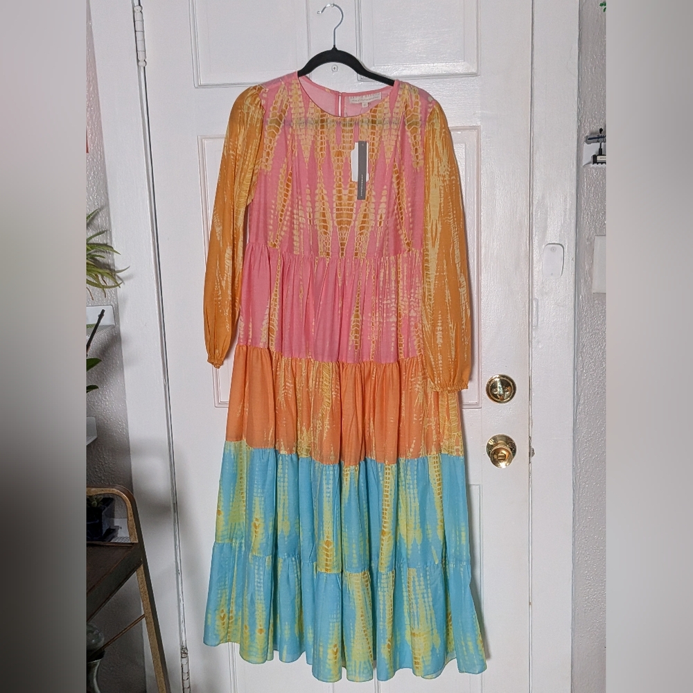 Anthropologie Kavita Bhartia Lukjana Tiered Maxi Dress - Picture 2 of 5